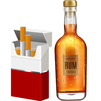 烟酒,包括样品酒及迷你酒
